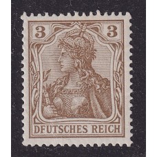 ALEMANIA 1902 ESTAMPILLA CON VARIEDAD 